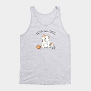 Cat Self-Care Time Tank Top